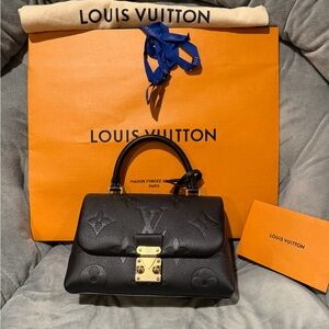Louis Vuitton Madeline BB B with Gold Accents